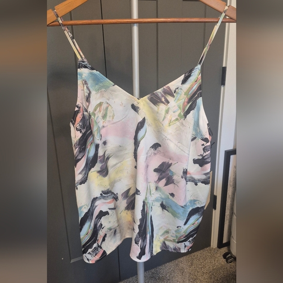 Halogen Tops - Halogen Multicolor Abstract Camisole NWT Size Large